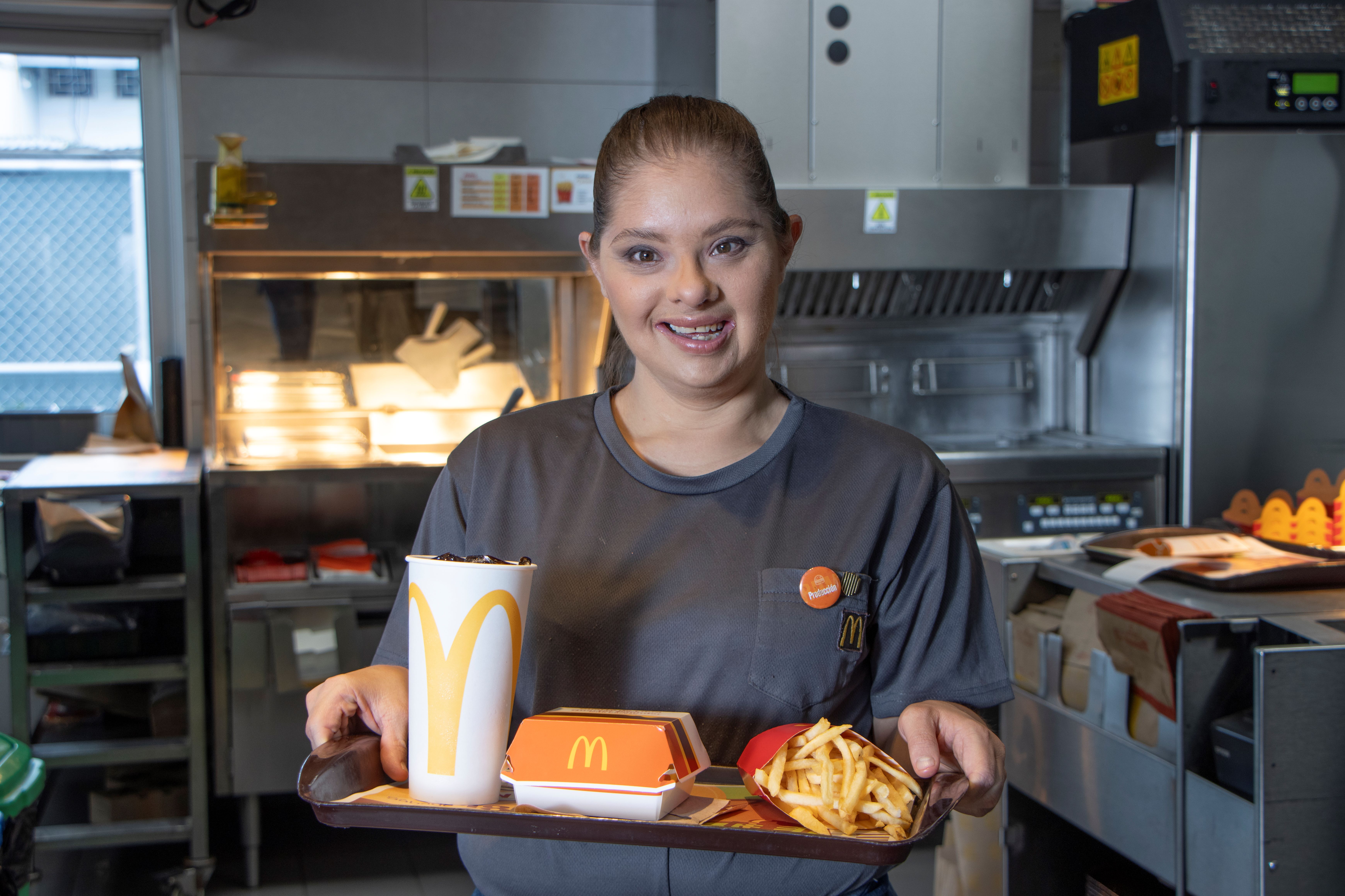 McDonald’s vio en mí que soy muy trabajadora y ordenada.