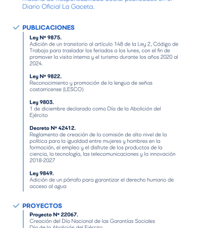 Reporte de Actualización Legal en RS y Sostenibilidad 