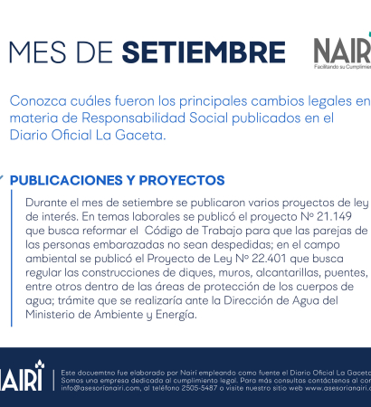Reporte de Actualización Legal en RS y Sostenibilidad -2021