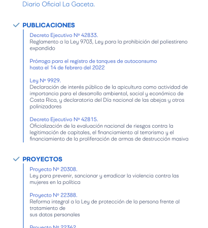 Reporte de Actualización Legal en RS y Sostenibilidad -2021
