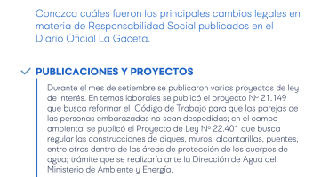 Reporte de Actualización Legal en RS y Sostenibilidad -2021