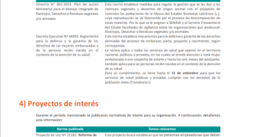 Portada del Reporte de Actualización Legal en RS y Sostenibilidad – Agosto 2023